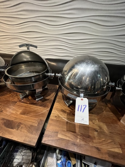 *EACH*S/S ROUND CHAFING DISHES