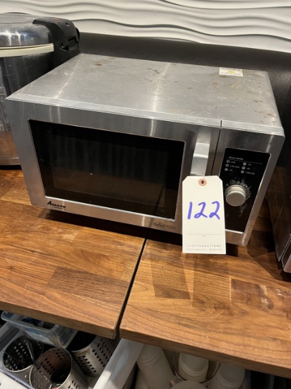 AMANA S/S COMMERCIAL 1000W MICROWAVE OVEN