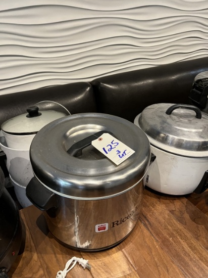 *LOT*(3)ASST S/S RICE COOKERS/WARMERS