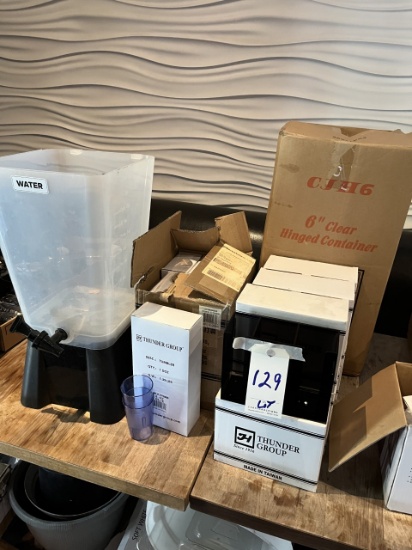 *LOT*ASST DISPENSERS, CADDIES & CUPS ETC