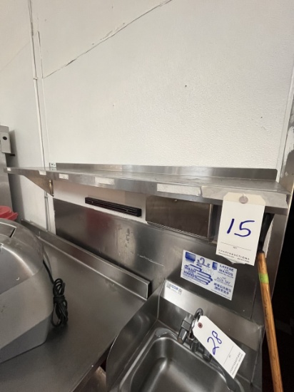 S/S 60"X12" WALL SHELF