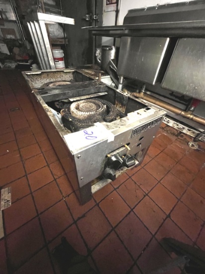 AMERICAN RANGE 2-BURNER INLINE STOCK POT STOVE (NO GRATES)