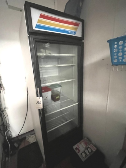 TRUE 1-GLASS DOOR COOLER MOD. GDM-23 (PARTIAL HANDLE)