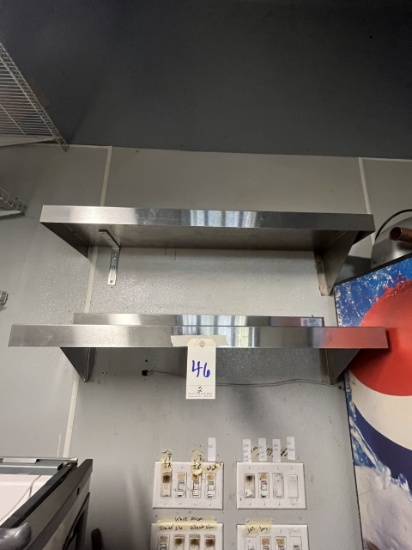 *EACH*S/S 36"X12" WALL SHELVES