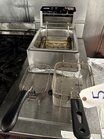 AGKTER S/S ELECTRIC COUNTERTOP FRYER