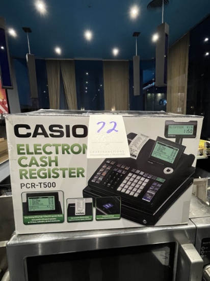 NEW CASIO ELECTRONIC CASH REGISTER MOD. PCR-T500 (IN BOX)