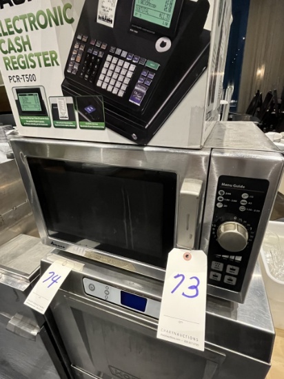 AMANA S/S COMMERCIAL MICROWAVE OVEN 120V MOD. RCS10DSE