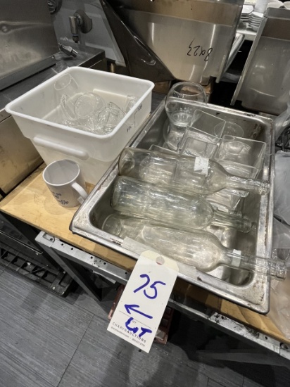 *LOT*ASST GLASSWARE