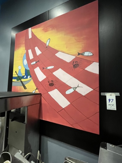 *LOT*ASIAN 48"X48" WALL ARTWORK