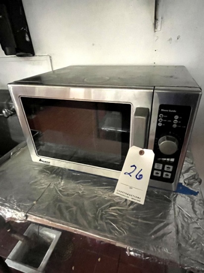 AMANA S/S COMMERCIAL MICROWAVE OVEN MOD. RCS10DSE