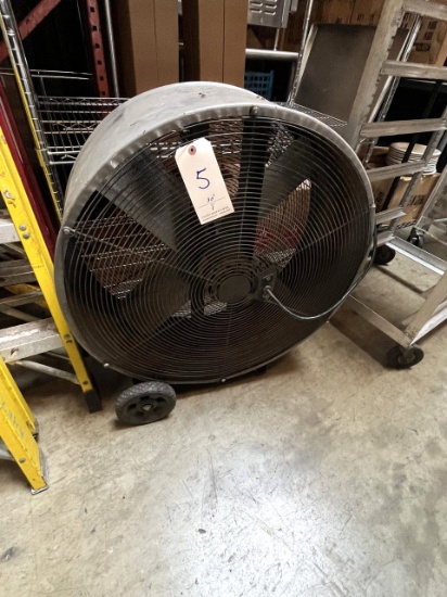 COMMERCIAL PORTABLE 30" FLOOR FAN W/CASTERS