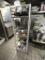 *LOT*ALUMINUM HEAVY-DUTY BAKERS RACK W/CONTENTS