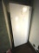 GE WHITE UPRIGHT FREEZER W/DIGITAL DISPLAY (MISSING DOOR HANDLE)