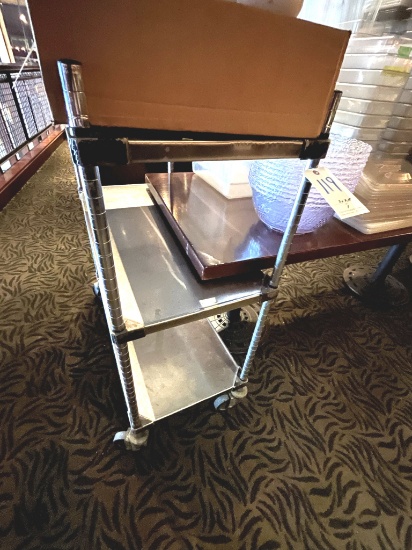 S/S 3-TIER 36"X18" BUS CART
