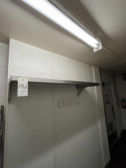 S/S 52"X14" WALL SHELF