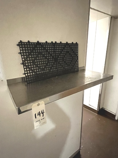 S/S 34.5"X14" WALL SHELF
