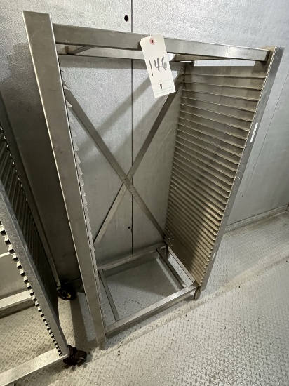 ALL S/S SIDE-LOAD BAKERS RACK (NO CASTERS)