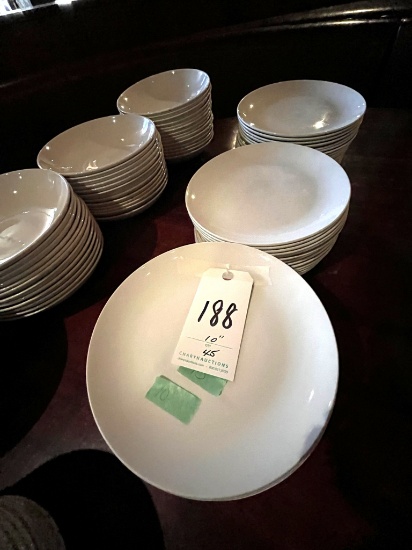 *EACH*CHURCHILL WHITE 10" DINNER PLATES
