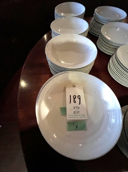 *EACH*ARIANE WHITE 9.75" PLATES