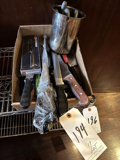 *LOT*(17)ASST CHEF KNIVES
