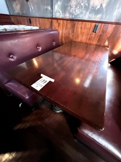 *EACH*WOOD (1)54"X30"/(2)66"X30" TABLES W/INLINE BASES