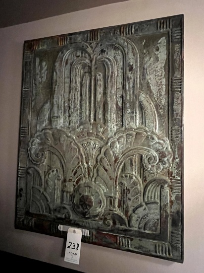 TIN 30"X38" WALL ARTWORK (IN MEN'S RESTROOM)