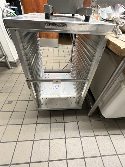 ALUMINUM HALF-SIZE BAKERS CART