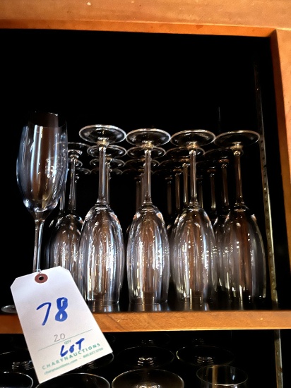 *LOT*(20)C&S CHAMPAGNE FLUTES