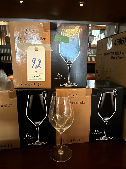 *LOT*(13)NEW C&S 21.75OZ CABERNET GLASSES