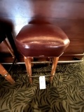 *EACH*HEAVY-DUTY BAR STOOLS W/BURGUNDY LEATHERETTE SEAT