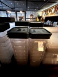 *EACH*CLEAR PLASTIC FOOD CONTAINERS W/LIDS