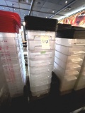 *EACH*CLEAR PLASTIC FOOD CONTAINERS W/LIDS