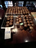*LOT*(90)WOOD SALT & PEPPER MILLS