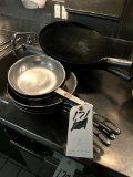*LOT*(7)ASST FRY PANS