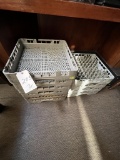 *LOT*(16)PLASTIC ASST WINE GLASS & PLATE RACKS
