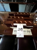 *EACH*WOOD 4-HOLE TASTING BOARDS