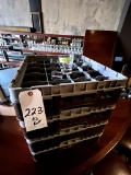 *LOT*(83)GLASSES W/PLASTIC RACKS