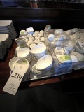 *LOT*(103)ASST WHITE SMALL BOWLS, CREAMERS & CONDIMENT CUPS