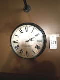 THE STANDARD ELECTRIC TIME CO. ROMAN NUMERAL WALL CLOCK