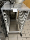 ALUMINUM HALF-SIZE BAKERS CART
