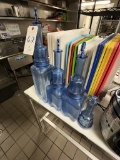*LOT*(3)SAN JAMAR RAPI-KOOL BLUE PLASTIC 4L/8L COOLING PADDLES