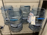 *EACH*SAN JAMAR SAF-T-ICE BLUE PLASTIC ICE TOTES