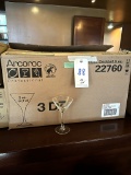 *LOT*(36)NEW ARCOROC 5OZ MARTINI GLASSES