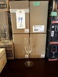 *LOT*(24)NEW CRYSTULEX CHAMPAGNE FLUTES