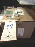 *LOT*(24)NEW C&S 7OZ ROCKS GLASSES
