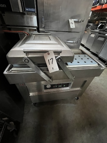 DZ DOUBLE-CHAMBER VACUUM PACKAGING MACHINE MOD. DZ(Q)-400/2SB