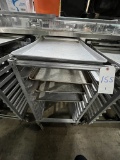 ALUMINUM HALF-SIZE BAKERS CART