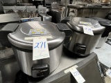 *EACH*WINCO S/S 30-CUP RICE COOKER/WARMERS