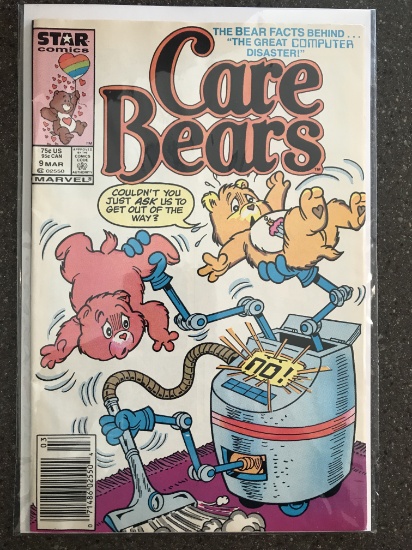 Care Bears Comic #9 Star Comics Marvel 1987 Copper Age Cartoon Comic