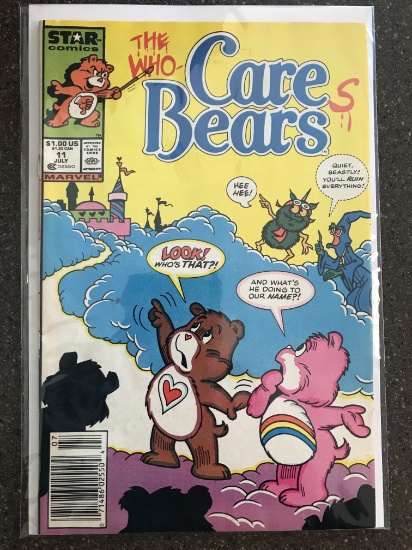 Care Bears Comic #11 Star Comics Marvel 1987 Copper Age Cartoon Comic